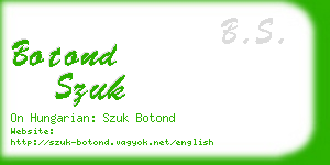 botond szuk business card